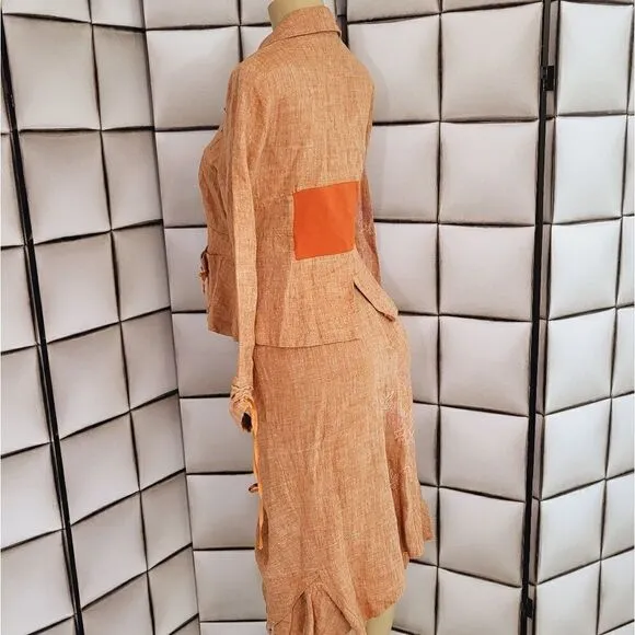 Mith linen suit