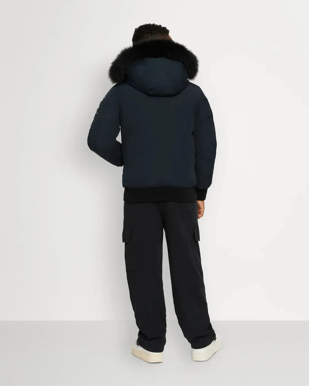 MOOSE KNUCKLES KIDS-UNISEX BOMBER SHEARLING