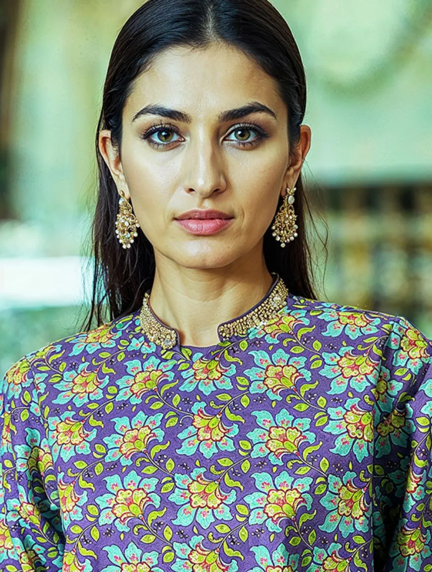 Multi Color Khaddar Suit (Unstitched)