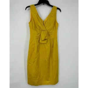 Nanette Lepore Still Free Shift Dress Size 4 yellow