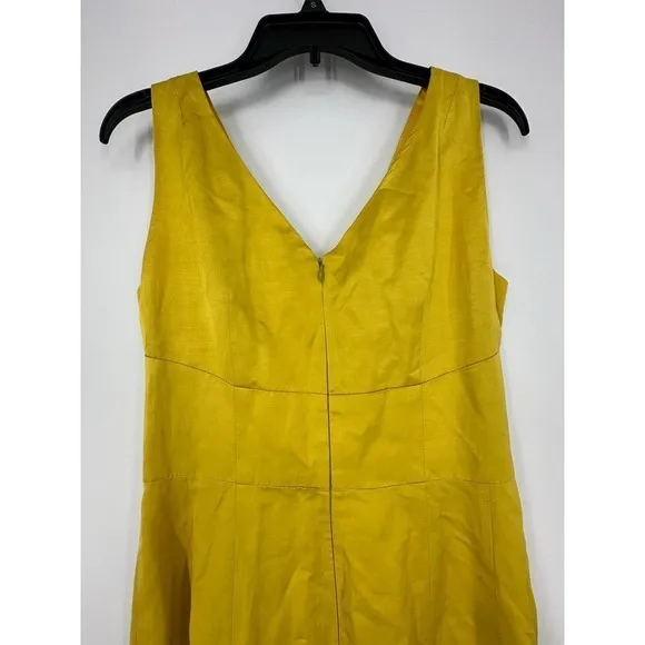 Nanette Lepore Still Free Shift Dress Size 4 yellow