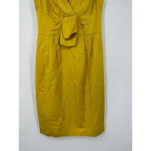 Nanette Lepore Still Free Shift Dress Size 4 yellow