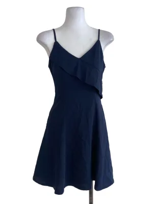 Navy Blue A Line Dress