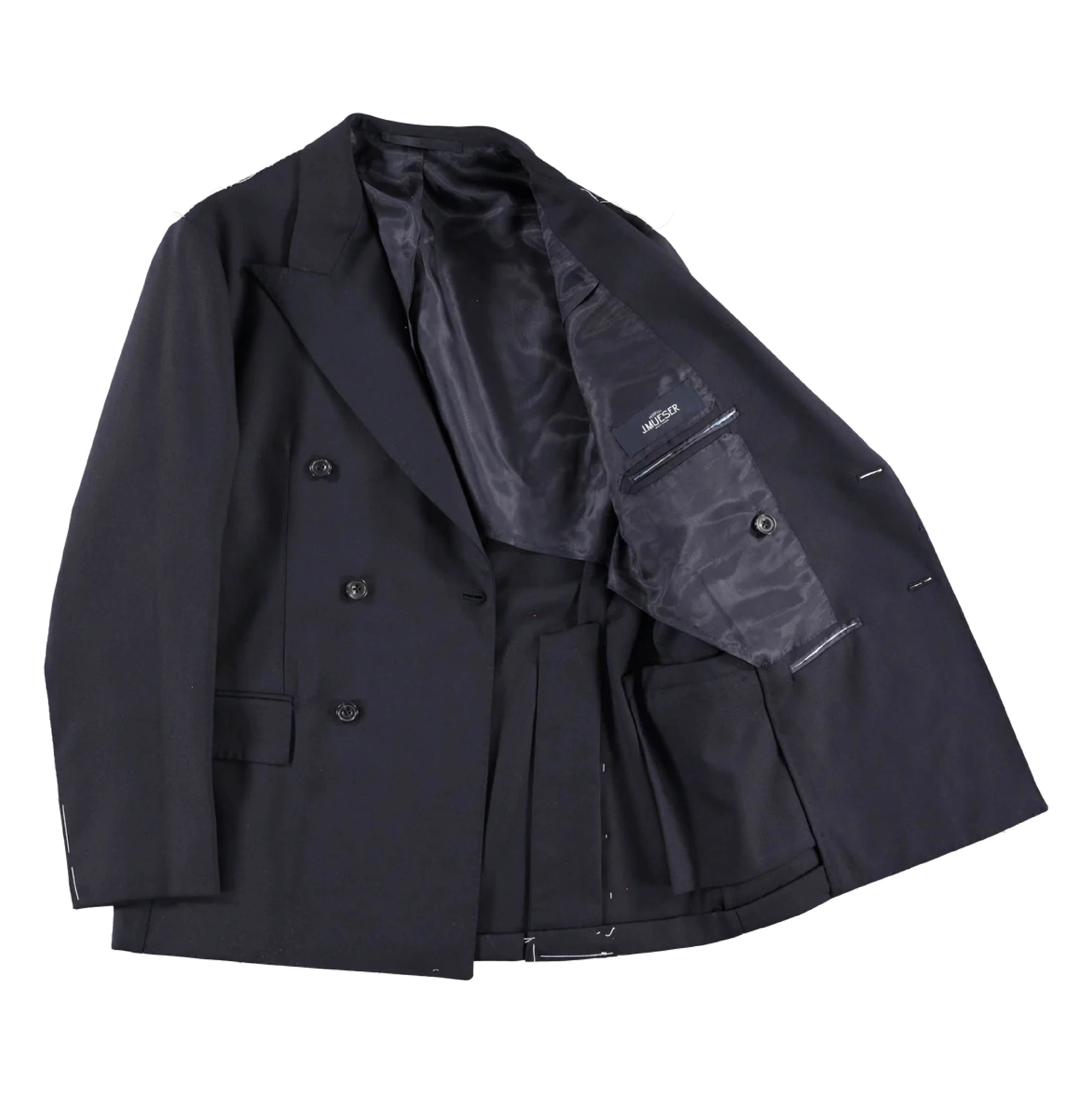 Navy Fresco Double Breasted Waverly Suit
