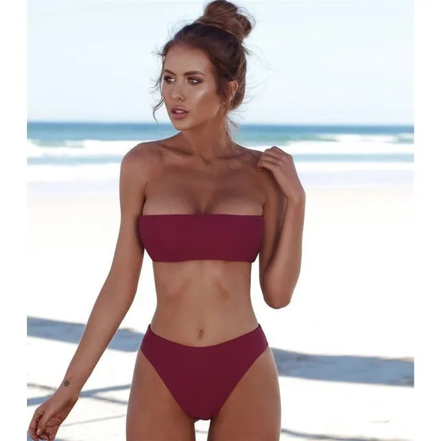 New Summer Swimsuit Women Print Bathing Suit