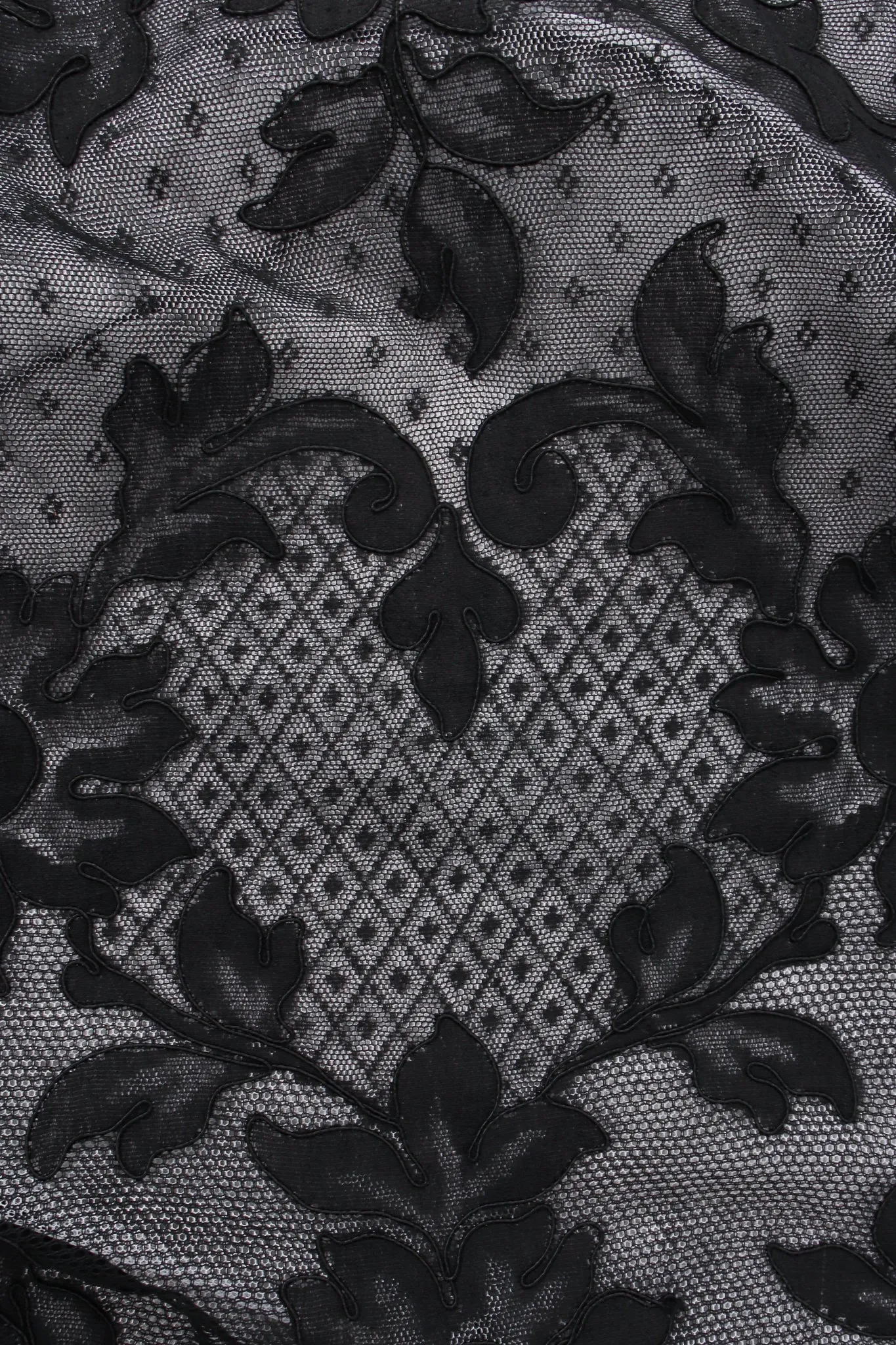 Numbered Lace Balloon Sleeve Blouse Jacket
