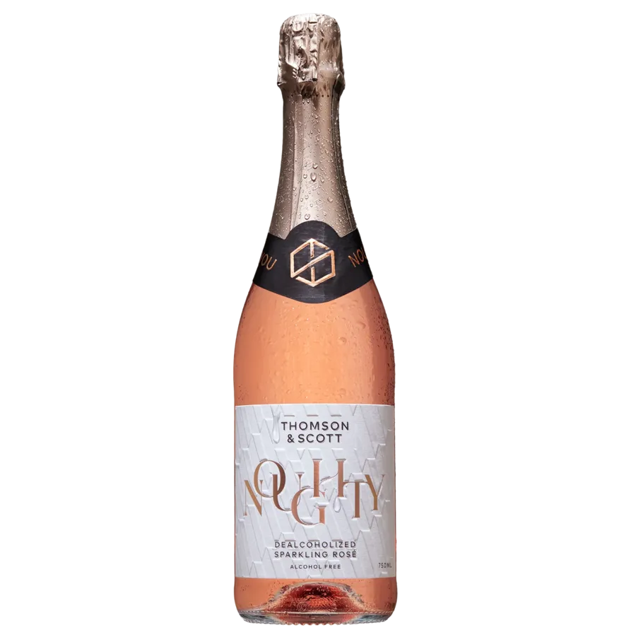 NV Noughty Non-Alcoholic Sparkling Rosé, Western Cape, South Africa