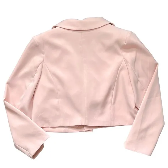 NWT City Chic Miss Pearl Light Pink Short Blazer sz 20