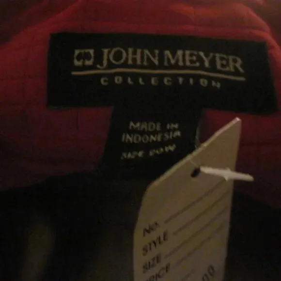 NWT JOHN MEYER Red Skirt Jacket Suit Size 20W