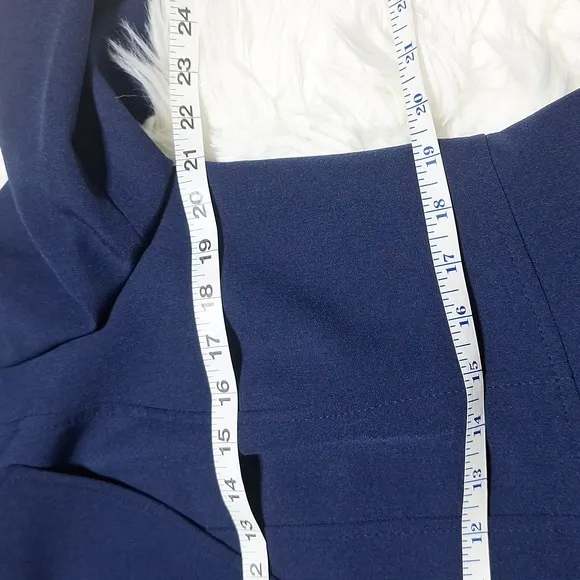 NWT Kasper 14P dark blue slimming tailored jacket/ suit coat