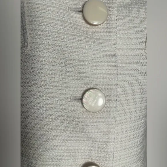 NWT Kasper size 10 petite light beige and cream textured skirt suit PERFECT ❤️