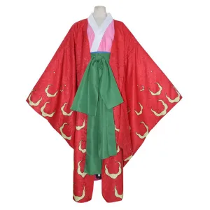 One Piece Kozuki Hiyori Cosplay Costume Kimono Outfits Halloween Carnival Suit
