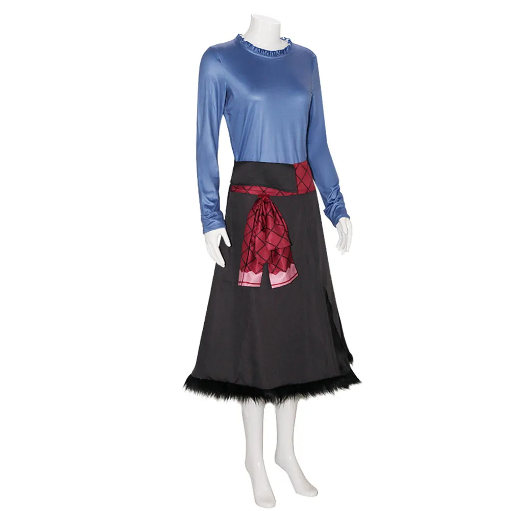 Ookami To Koushinryou Holo Blue Suit Cosplay Costume Outfits Halloween Carnival Suit