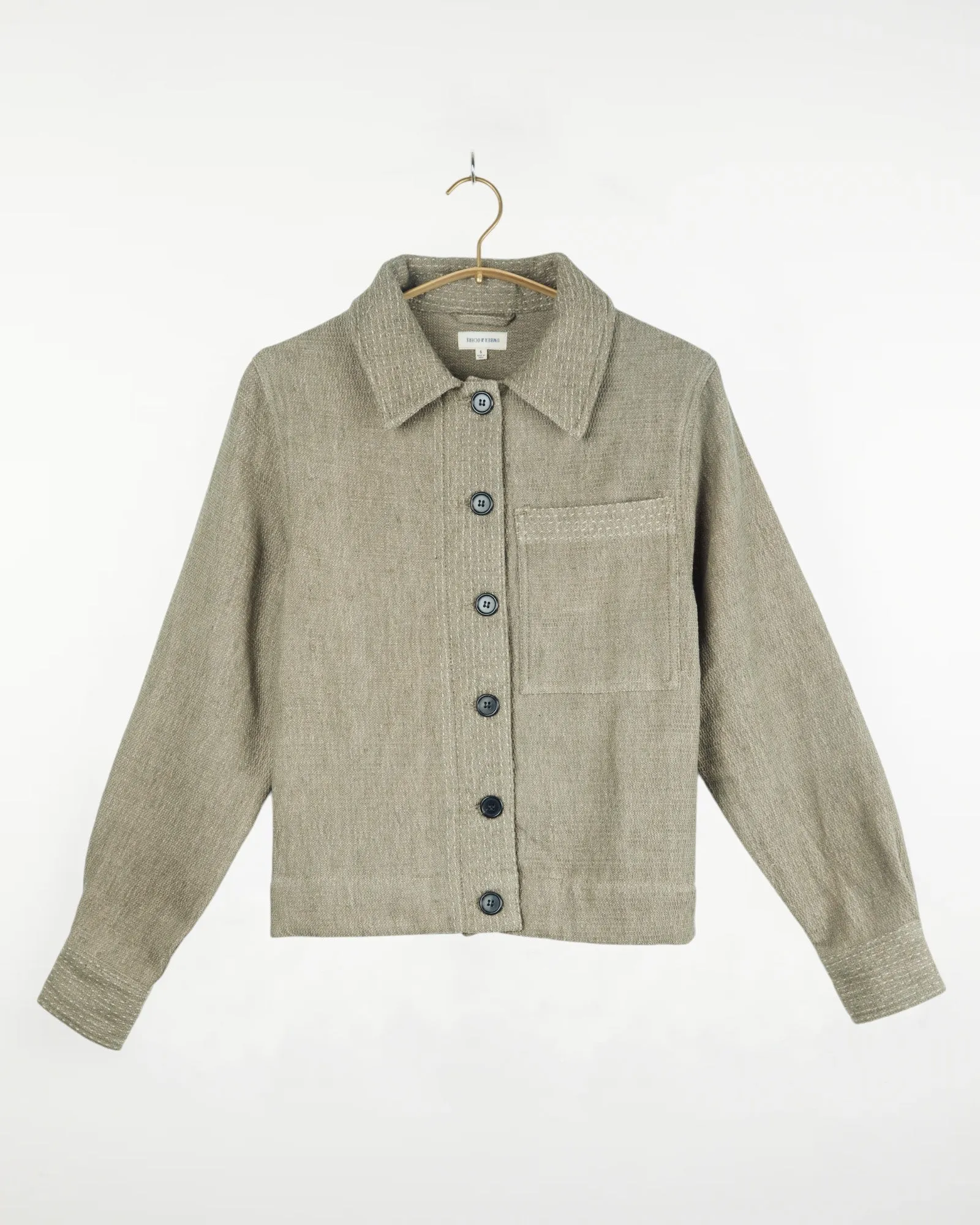 Padma Jacket in Honeycomb Sage