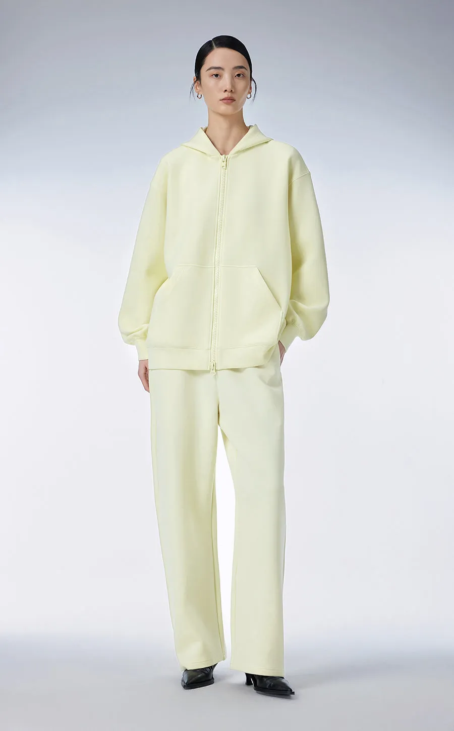 Pants / JNBY Elastic Waist Wide Leg Track Pants