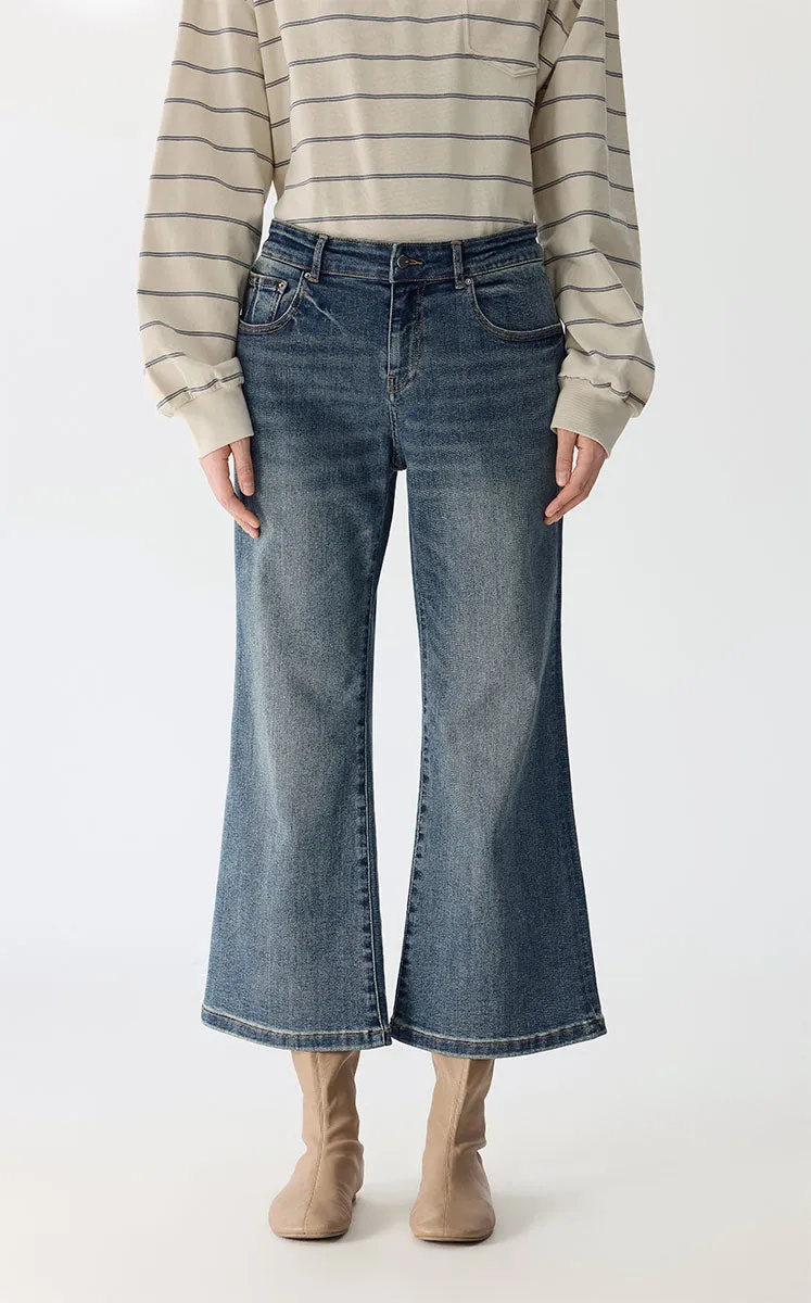 Pants / JNBY Turkish Imported Flared Denim Pants