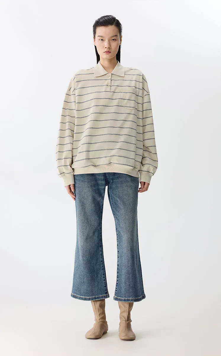 Pants / JNBY Turkish Imported Flared Denim Pants