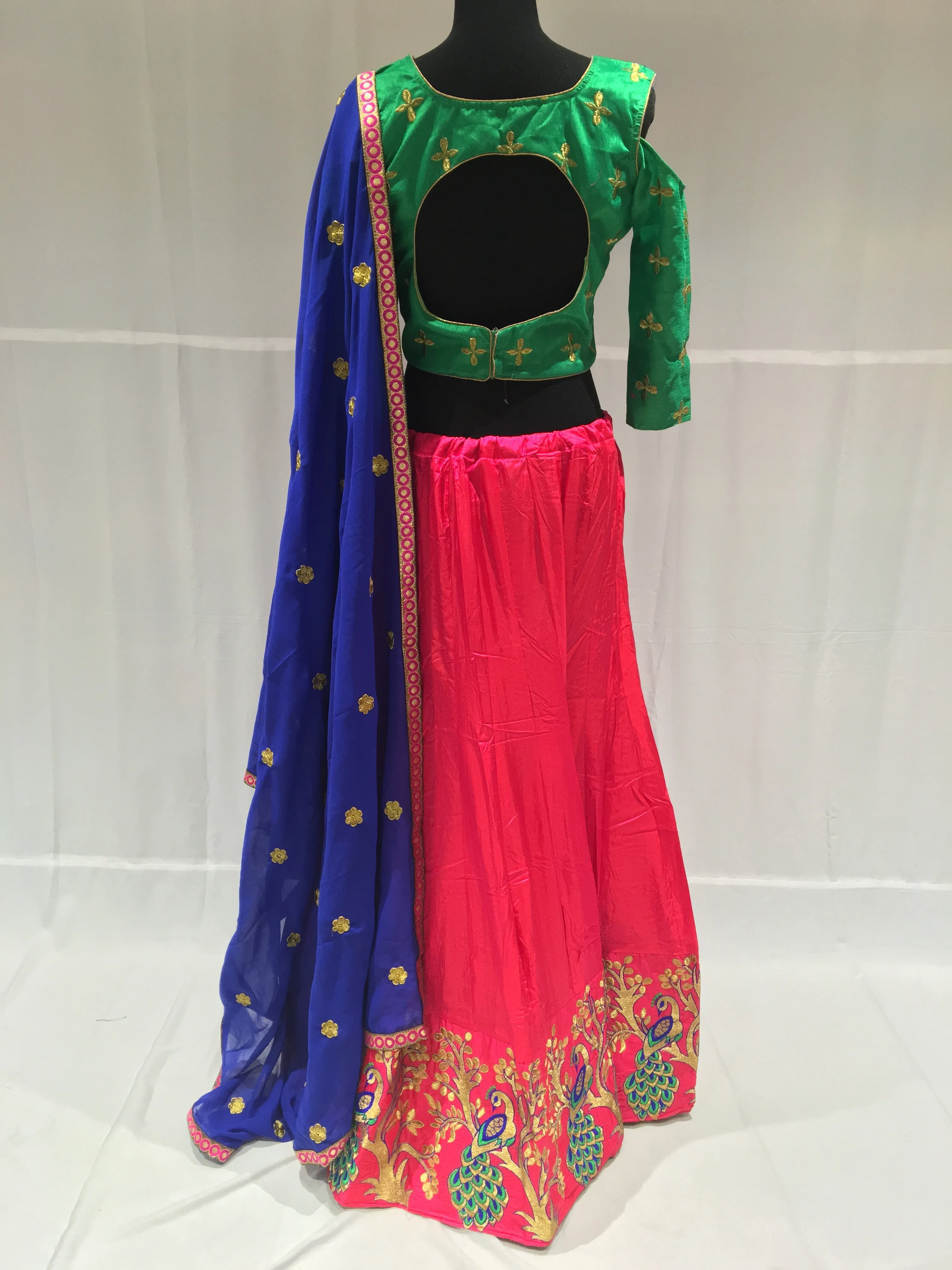 Peacock pattern chaniya choli