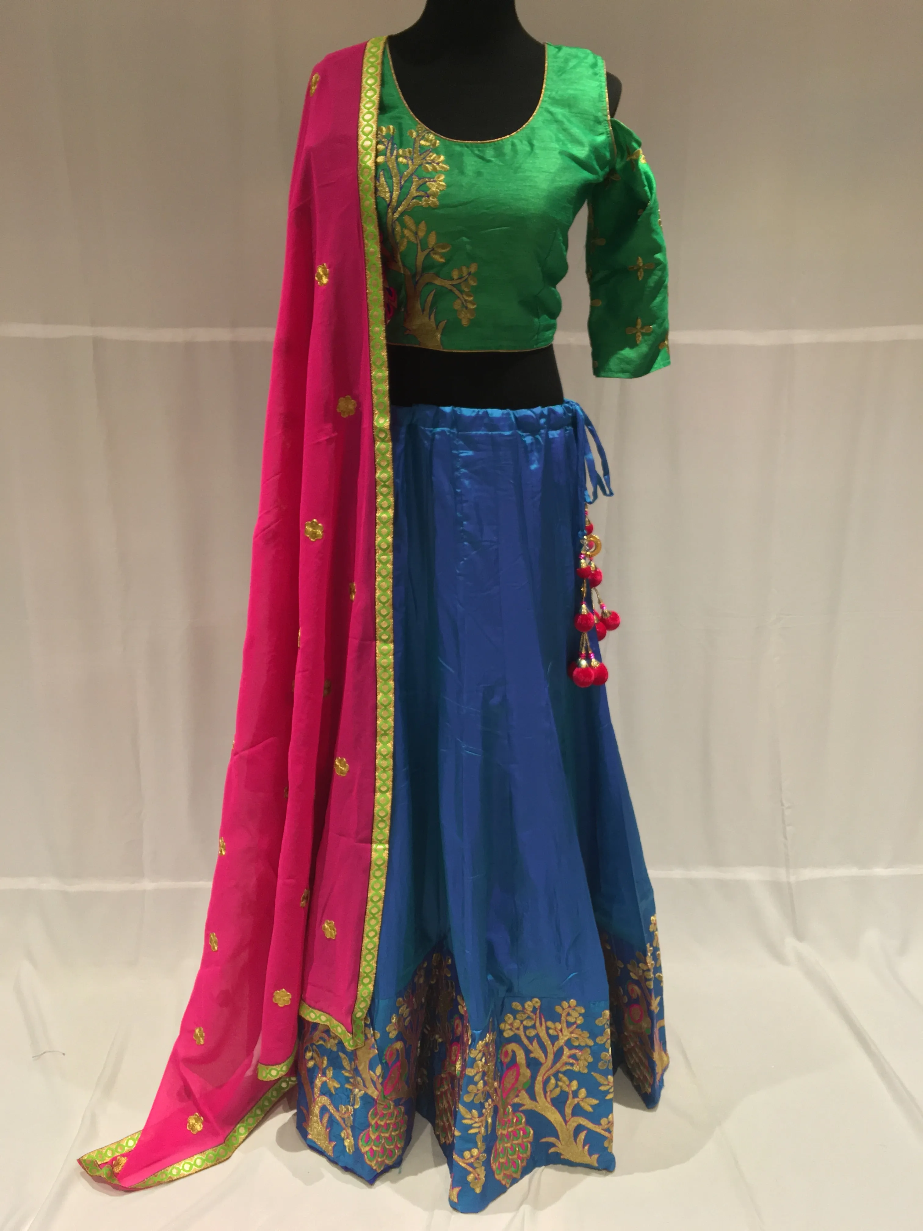 Peacock pattern chaniya choli