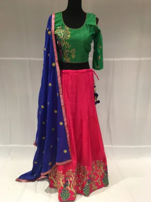 Peacock pattern chaniya choli