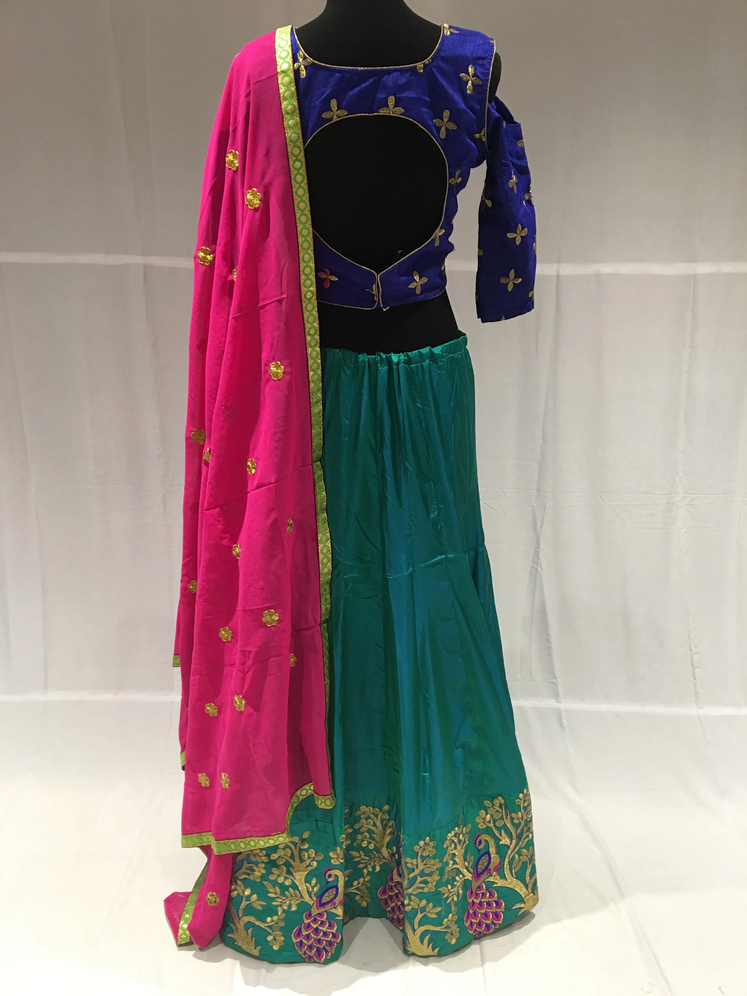Peacock pattern chaniya choli