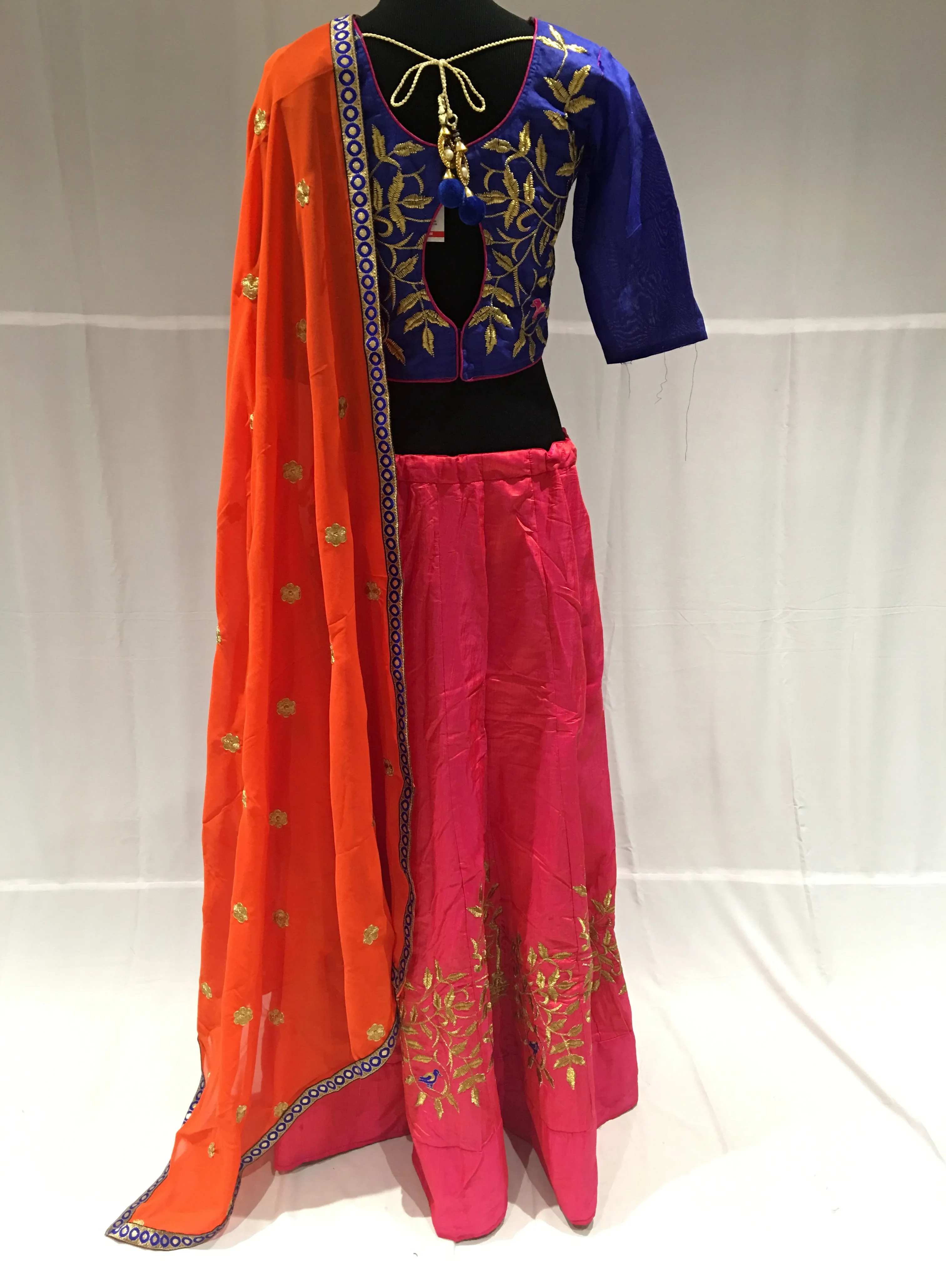 Pink & Blue chaniya choli
