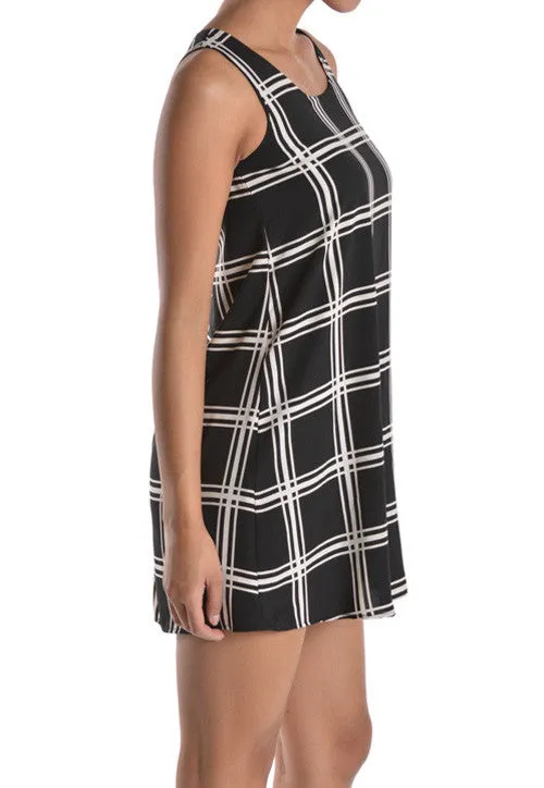 Plaid Shift Dress