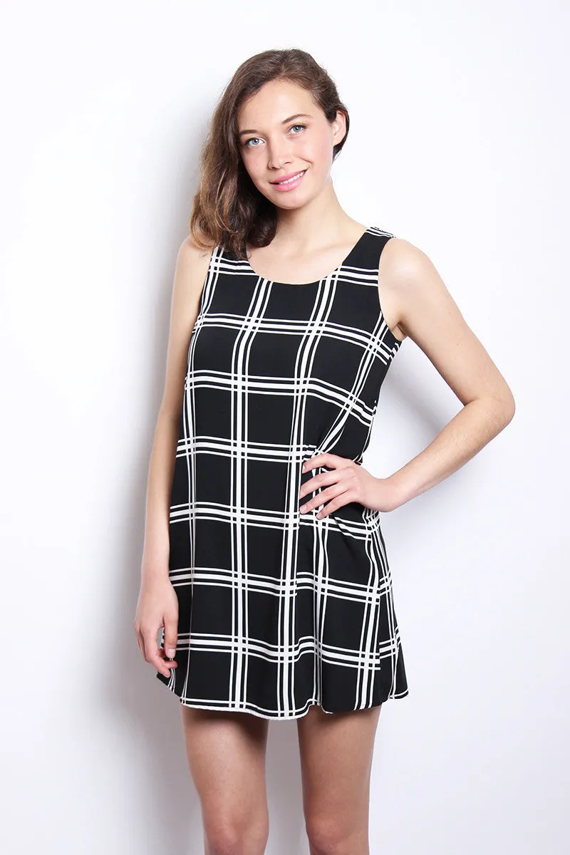 Plaid Shift Dress