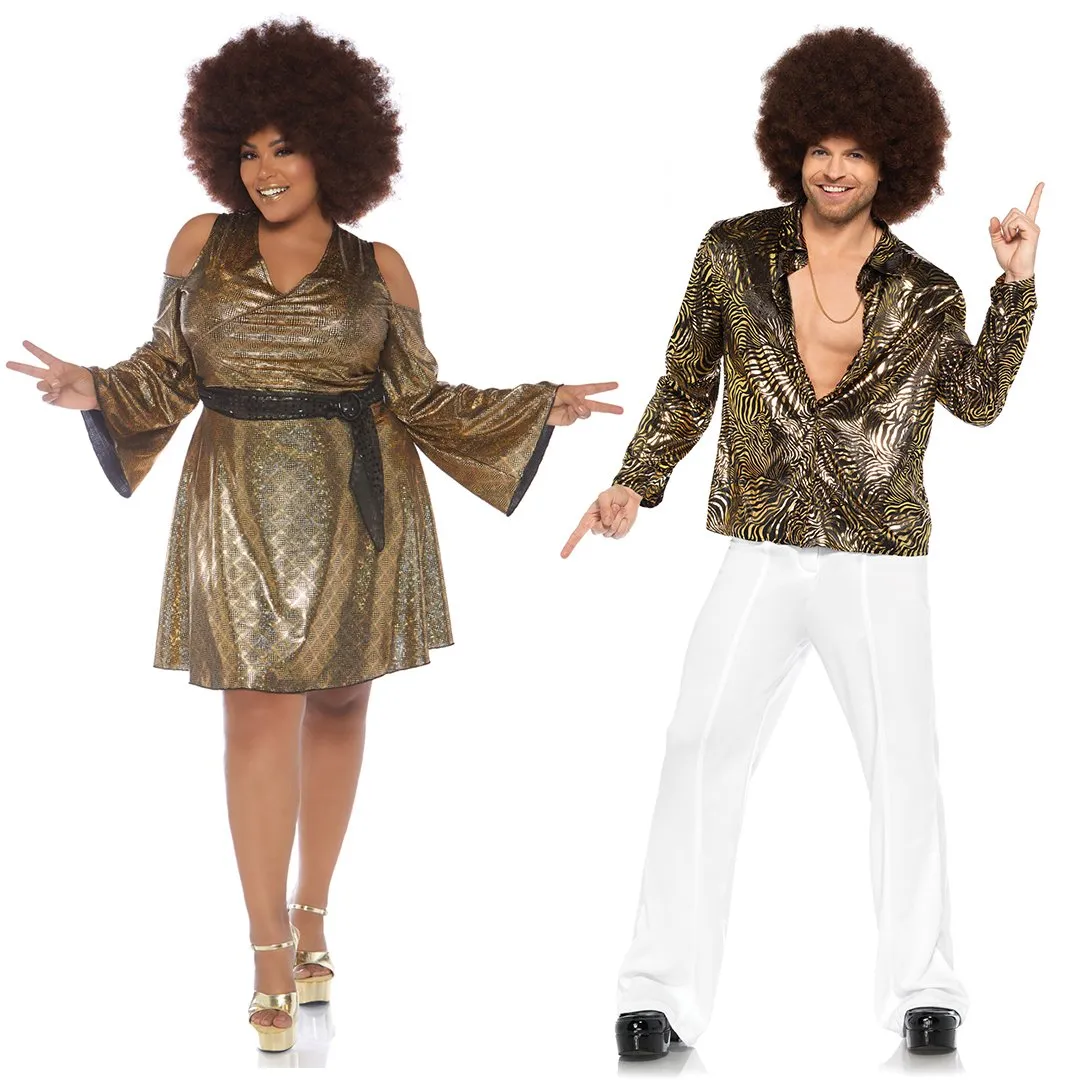 Plus Size Disco Doll Costume