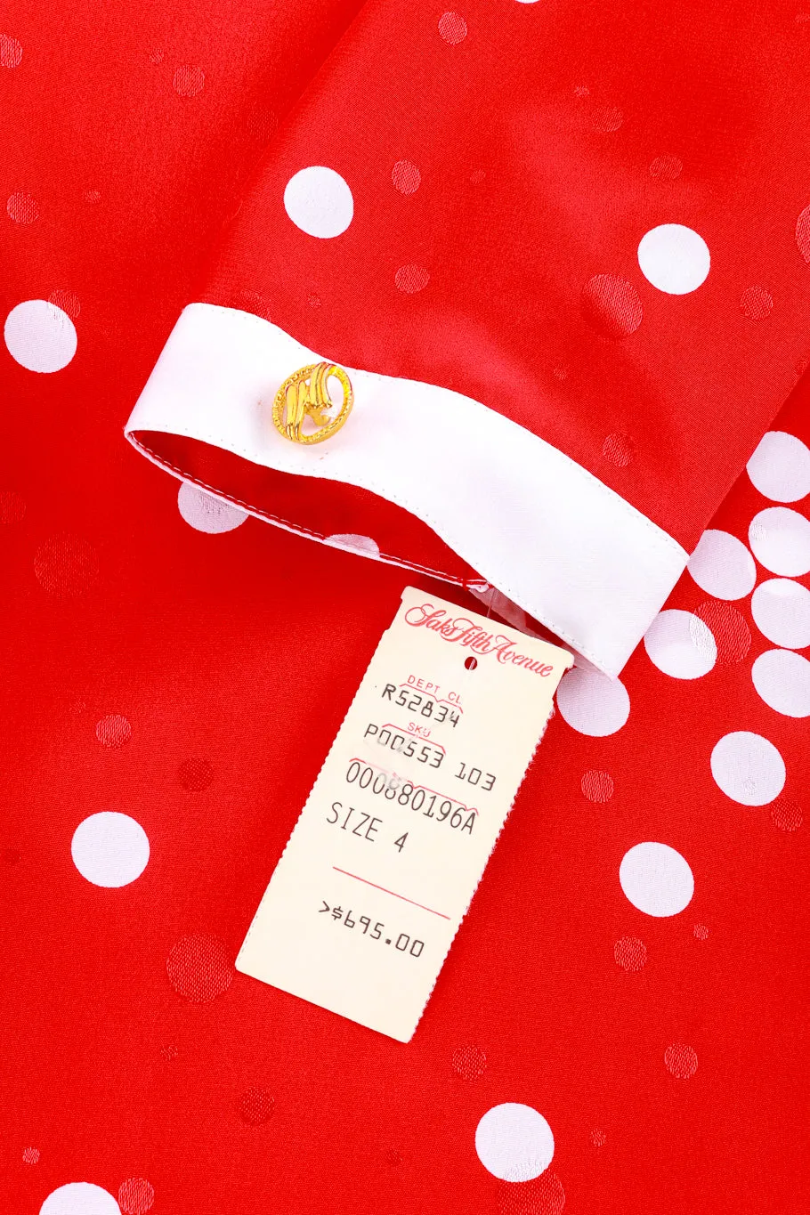 Polka Dot Print Shift Dress