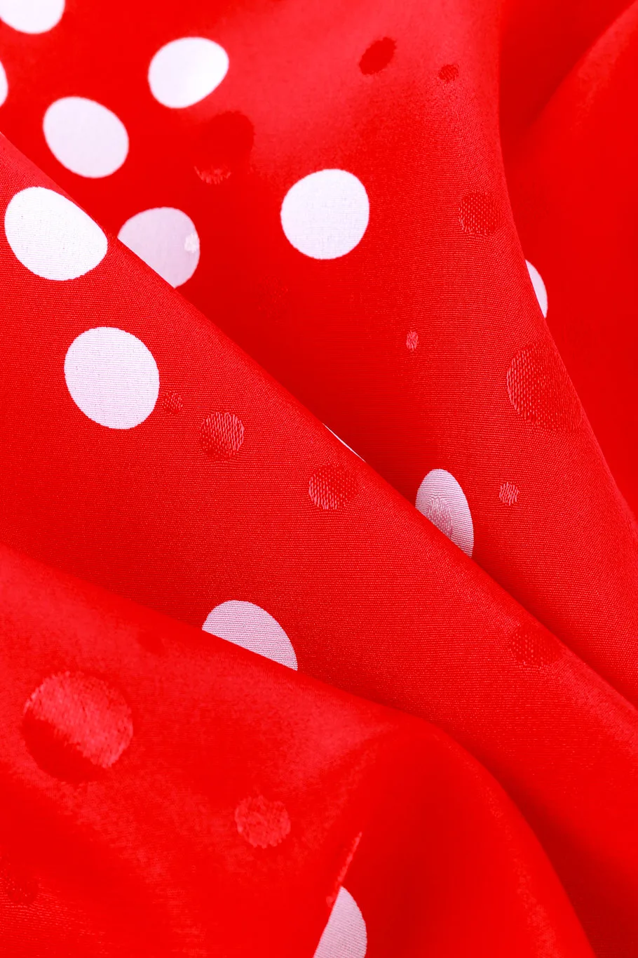 Polka Dot Print Shift Dress