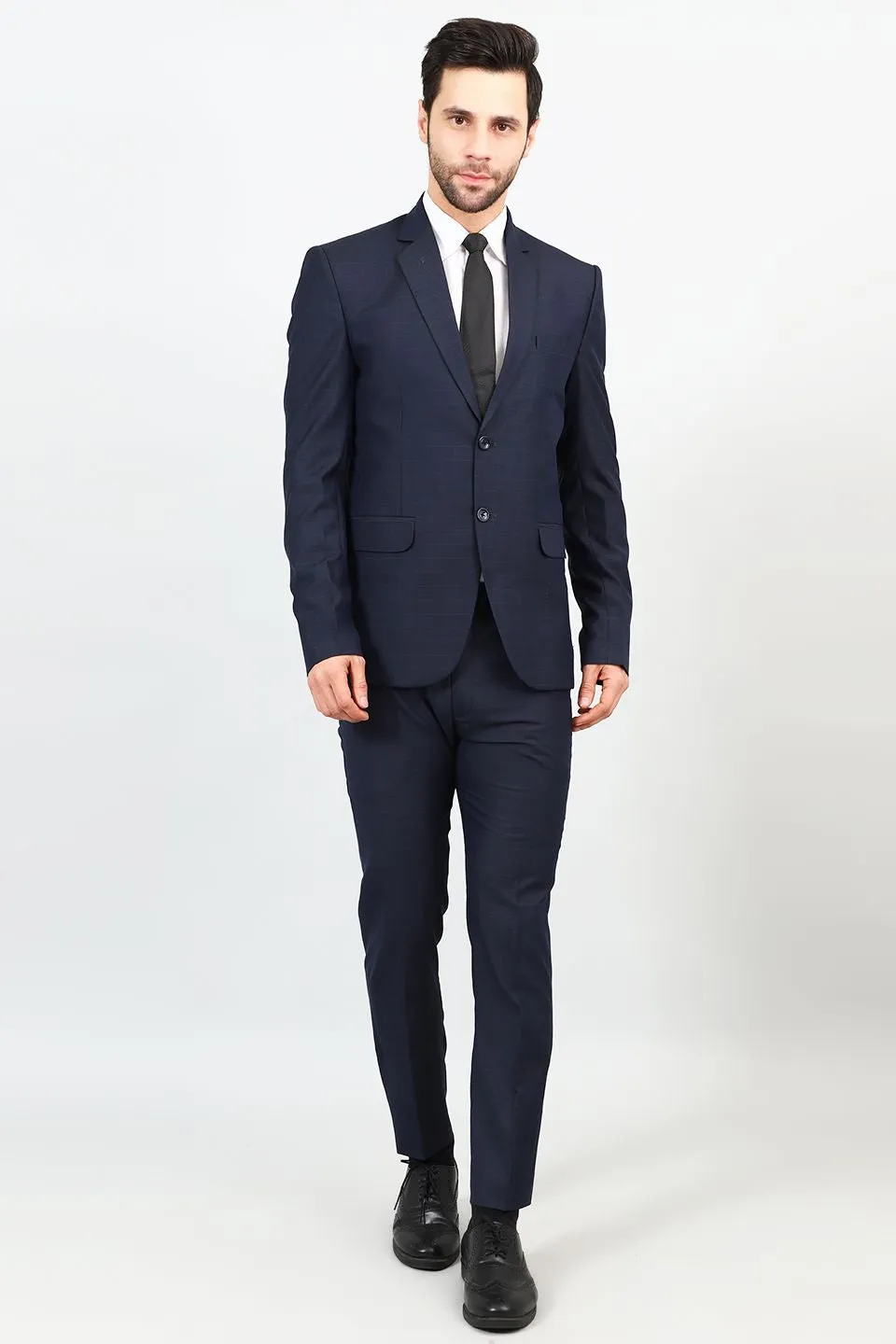 Poly Viscose Blue 1 Two Piece Suit