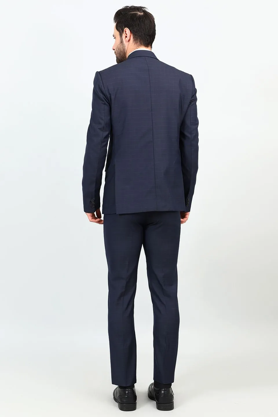 Poly Viscose Blue 1 Two Piece Suit