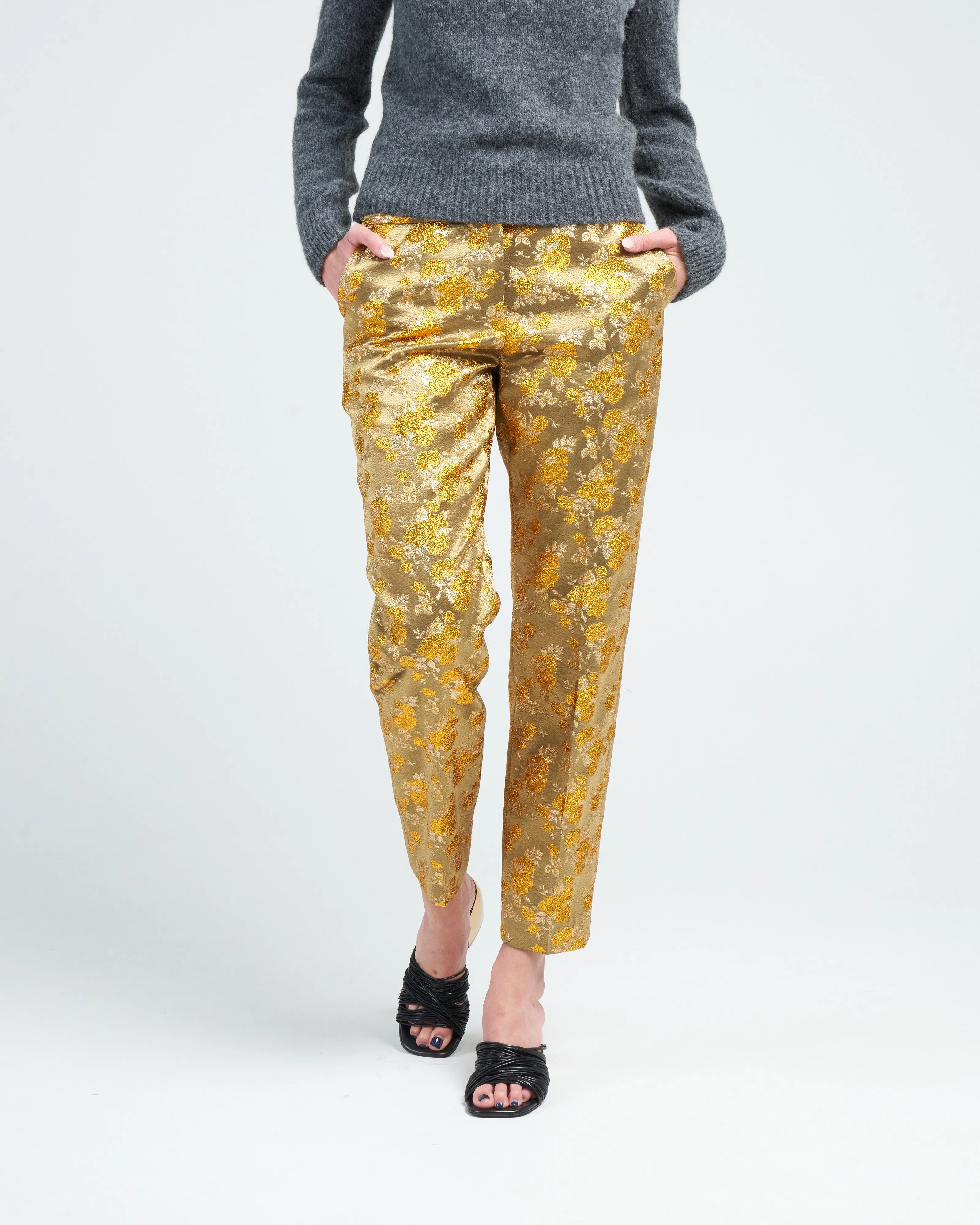 poumas pants - gold
