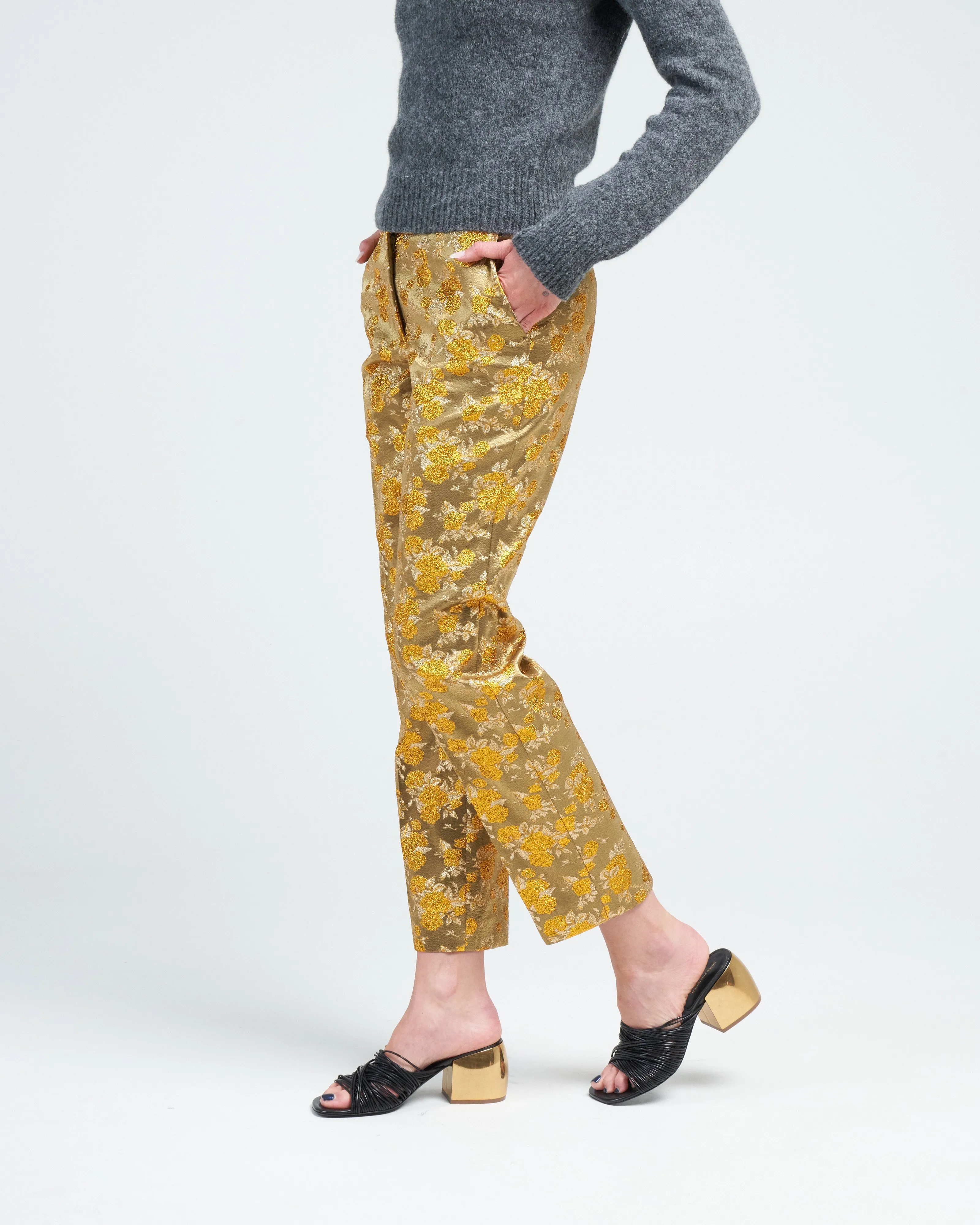 poumas pants - gold