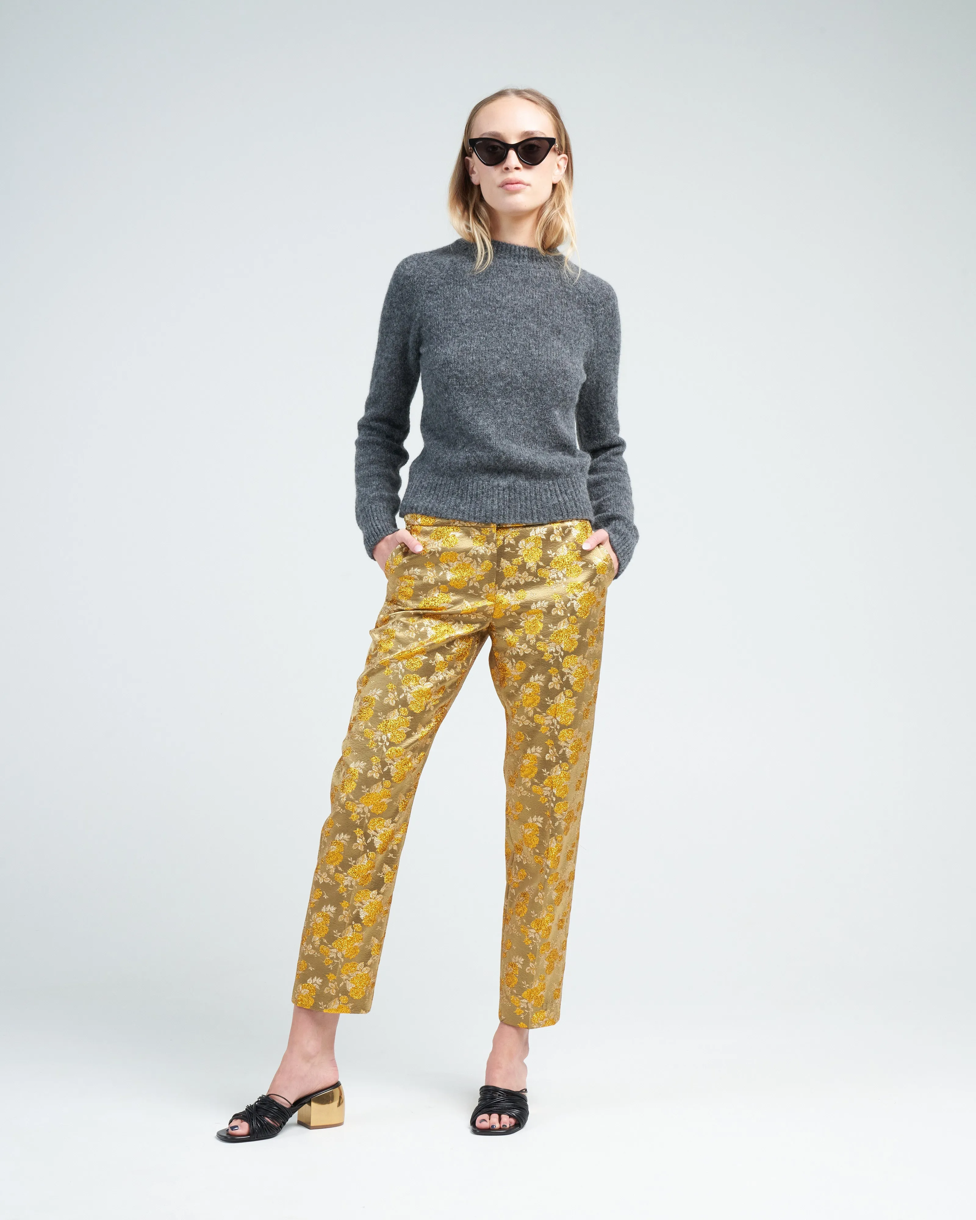 poumas pants - gold