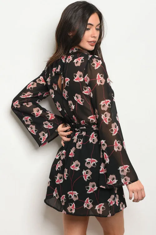 PRE-ORDER || Floral Chiffon Dress