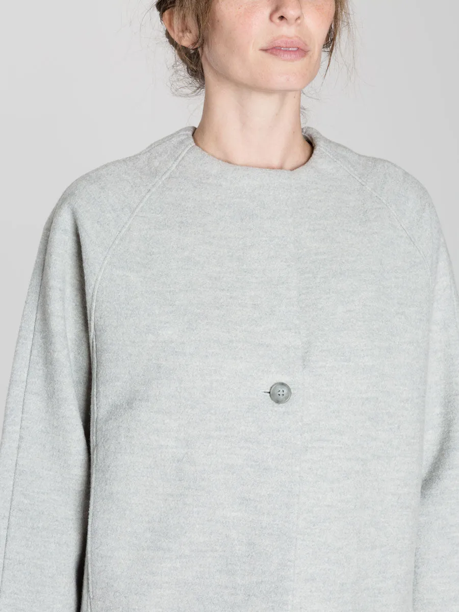 press wool short coat
