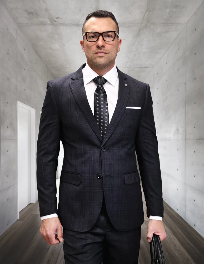 PRITCHARD 2 PC BLACK MODERN FIT SUIT