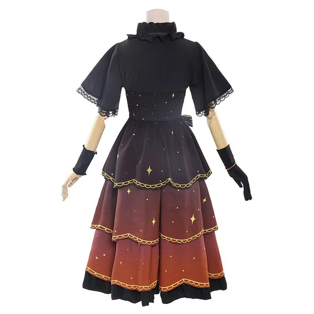 Puella Magi Madoka Magica Akemi Homura Starlight Dress Cosplay Costume Outfits Halloween Carnival Suit