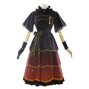Puella Magi Madoka Magica Akemi Homura Starlight Dress Cosplay Costume Outfits Halloween Carnival Suit