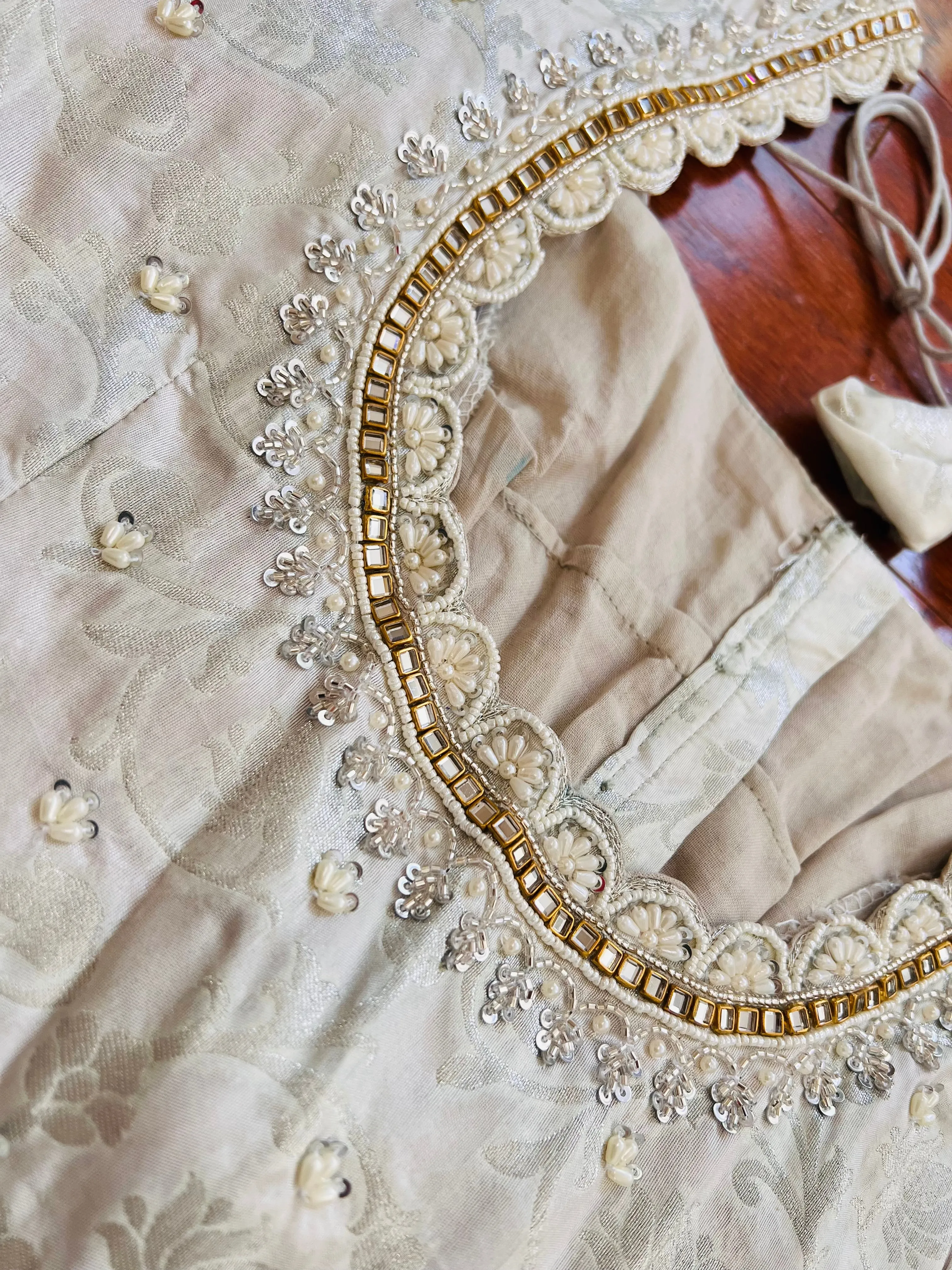 Pure Brocade Silk Blouse
