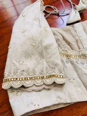 Pure Brocade Silk Blouse