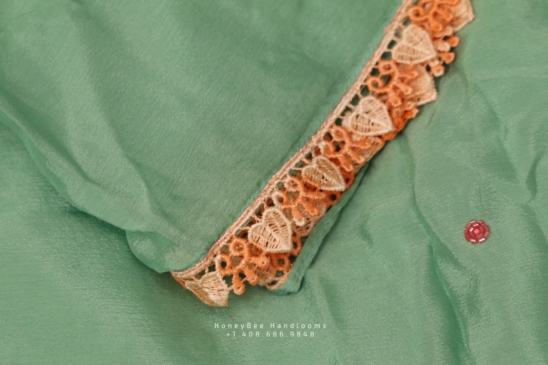 Pure Georgette saree with blouse,zardhosi work,fancy saree,tie dye saree,two color saree,flowy saree,lyte weight saree,cocktail saree