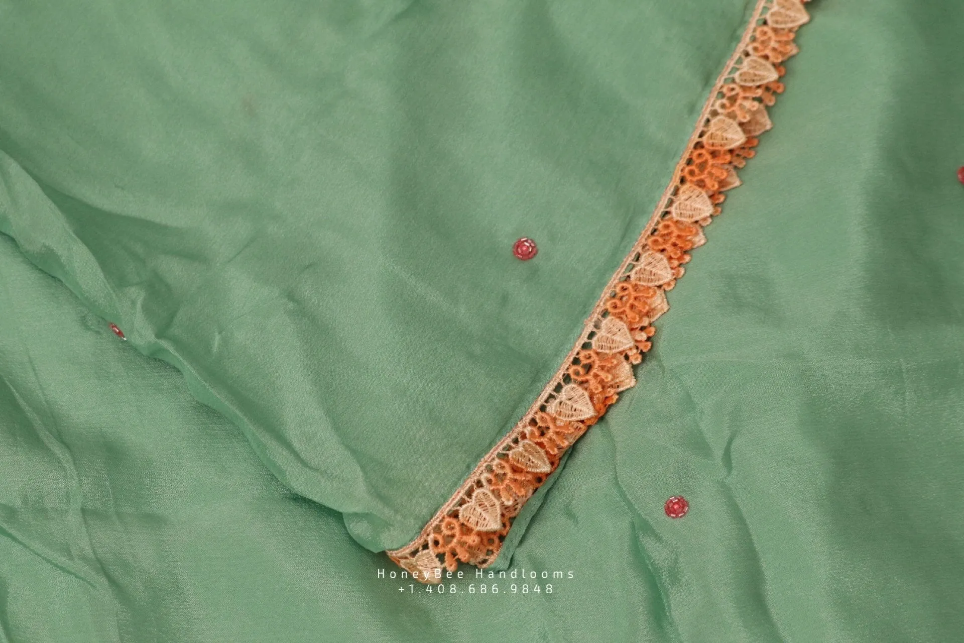 Pure Georgette saree with blouse,zardhosi work,fancy saree,tie dye saree,two color saree,flowy saree,lyte weight saree,cocktail saree