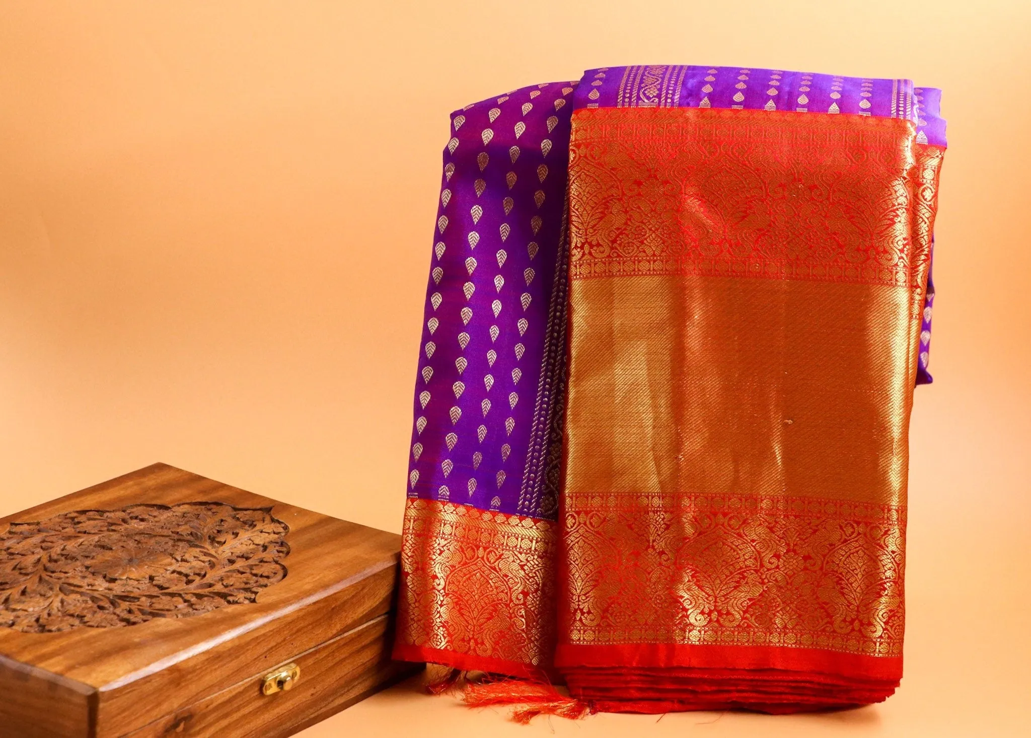 Purple pattu saree zari Saree handloom saree stitched blouse purple saree blue saree party wear saree silk saree wedding saree