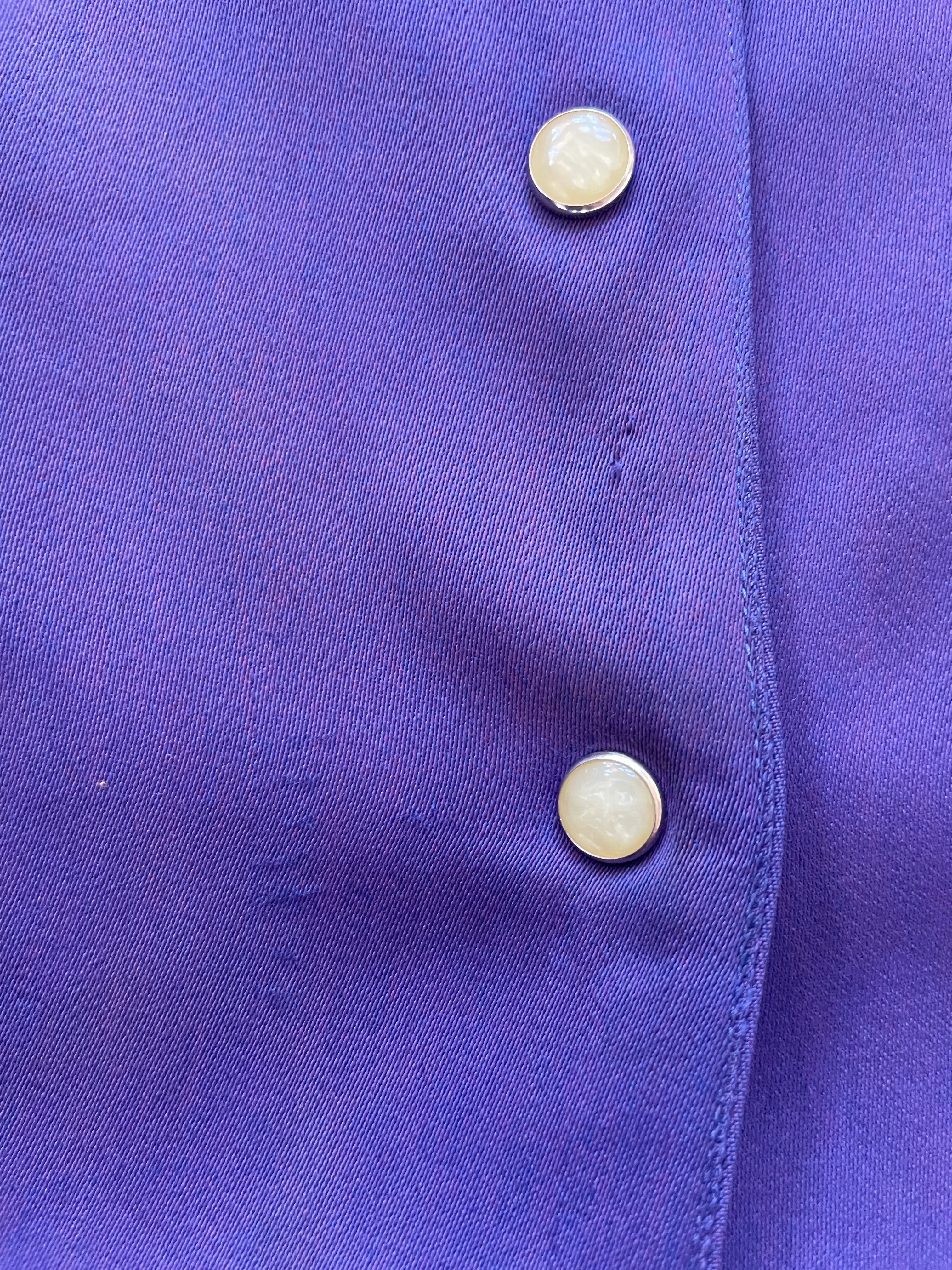 Rare 1950s Hilbilly Westerns Of Denver Vibrant Violet Gabardine Fringe Cowgirl Suit