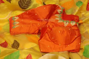 Raw Mango saree Inspired,Pure Silk Sarees,chanderi Saree,handloom saree,silk saree,singhania  saree inspired - NIHIRA