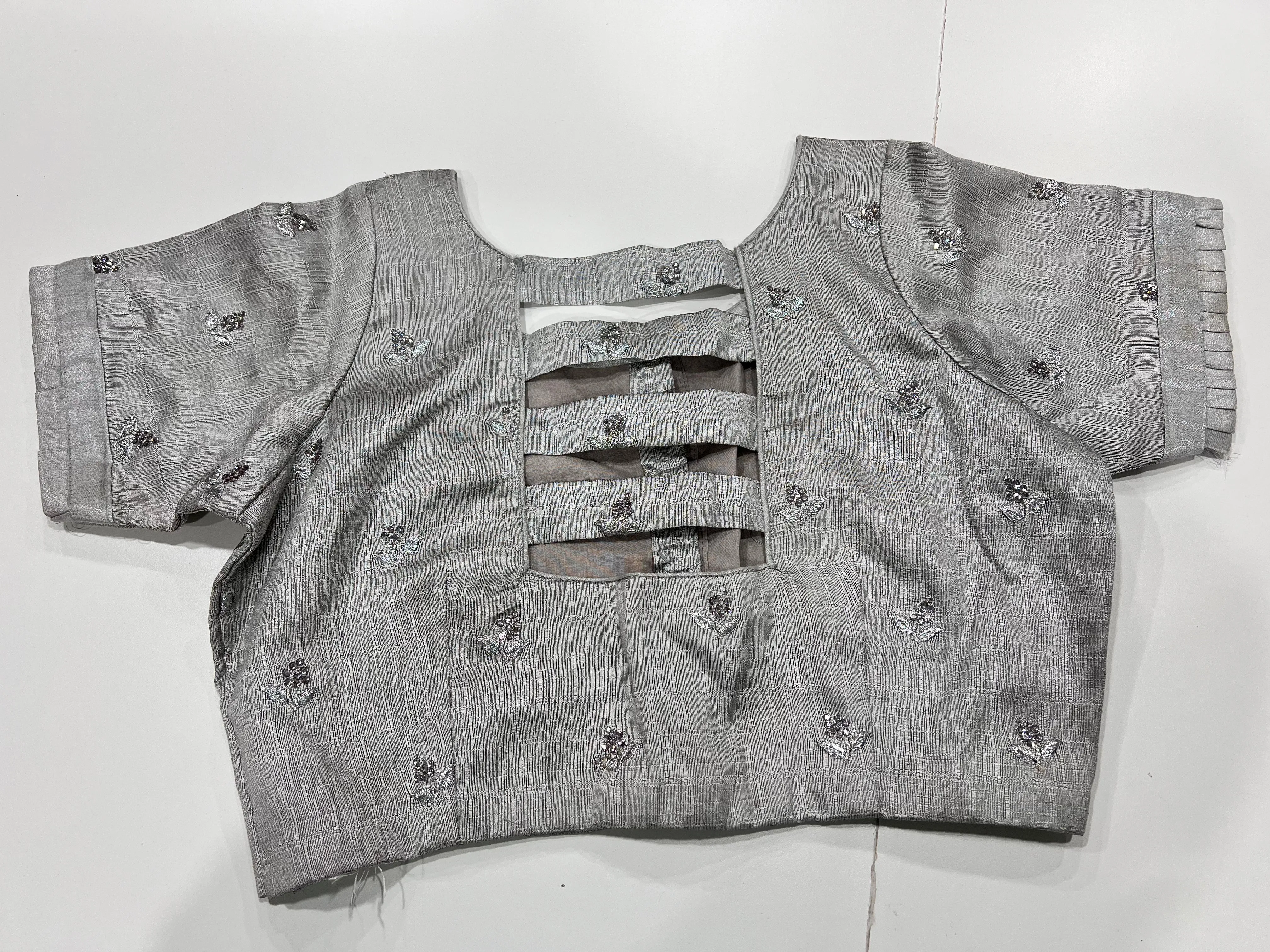 Raw silk Blouse