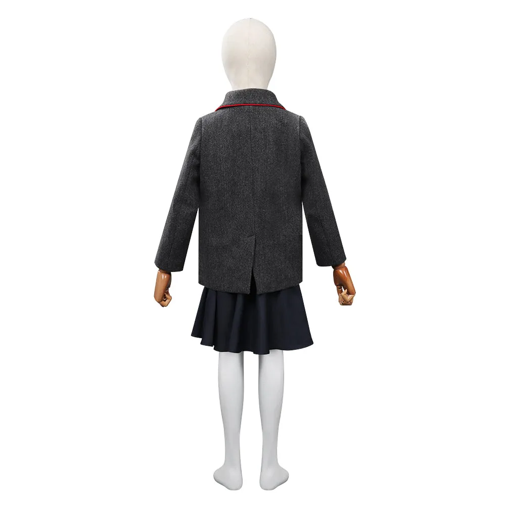 Roald Dahl’s Matilda the Musical Cosplay Costume Kids Children Uniform Skirt Shirt Necktie Outfits Halloween Carnival Suit